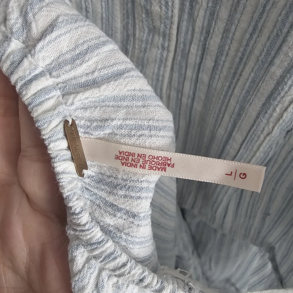 Free People NWOT Desert Days Stripe Mini Dress L